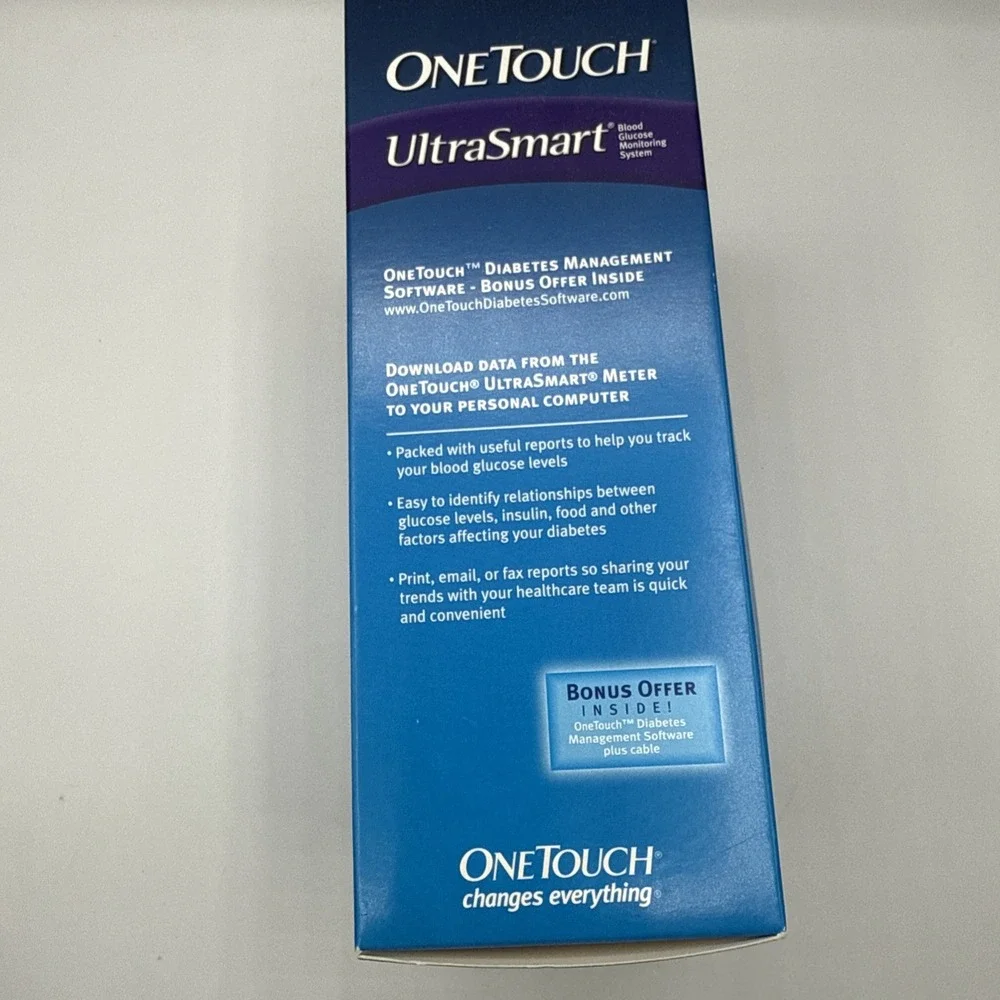 OneTouch UltraSmart Blood Glucose Monitoring System Monitor NEW